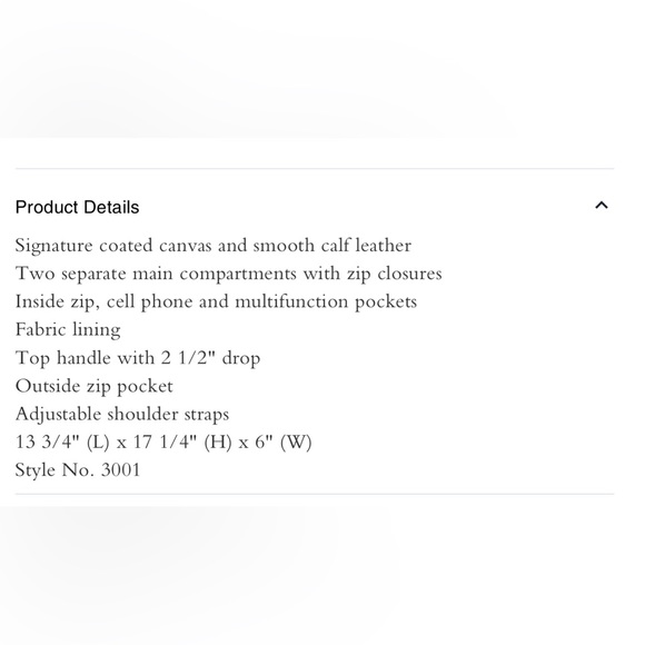 Coach mens back pack - Picture 7 of 7